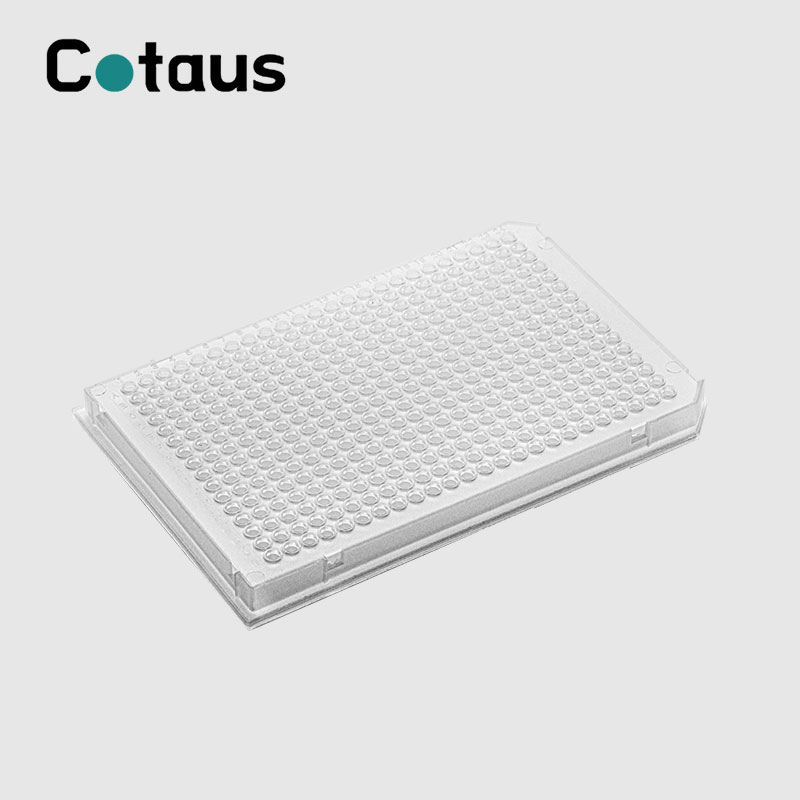 Placa PCR transparente de 384 pozos de 40µl
