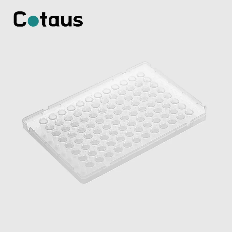 96 vdolbinica 0,1 ml Bela polna plošča PCR plošča
