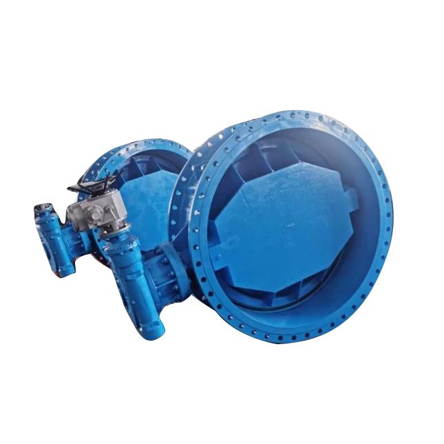 Soft Seal Double Eccentric Flange Butterfly Valve