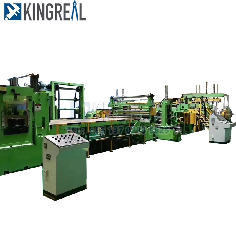 KINGREAL Steel Coil Slitting Line funzionante in India