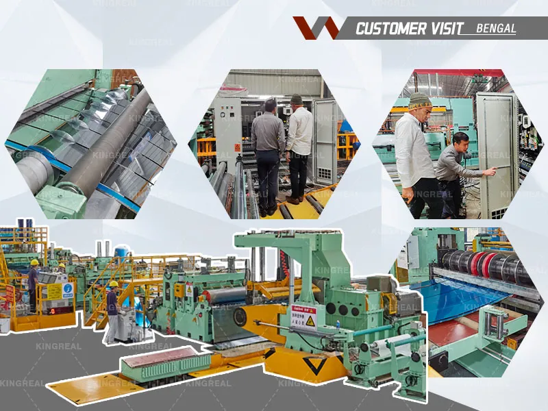Bangladesh Customer Visits Metal Slitter Equipment Manufacturing Plant