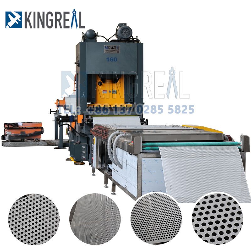 Sheet Coil Perforation And Rewind Machine
