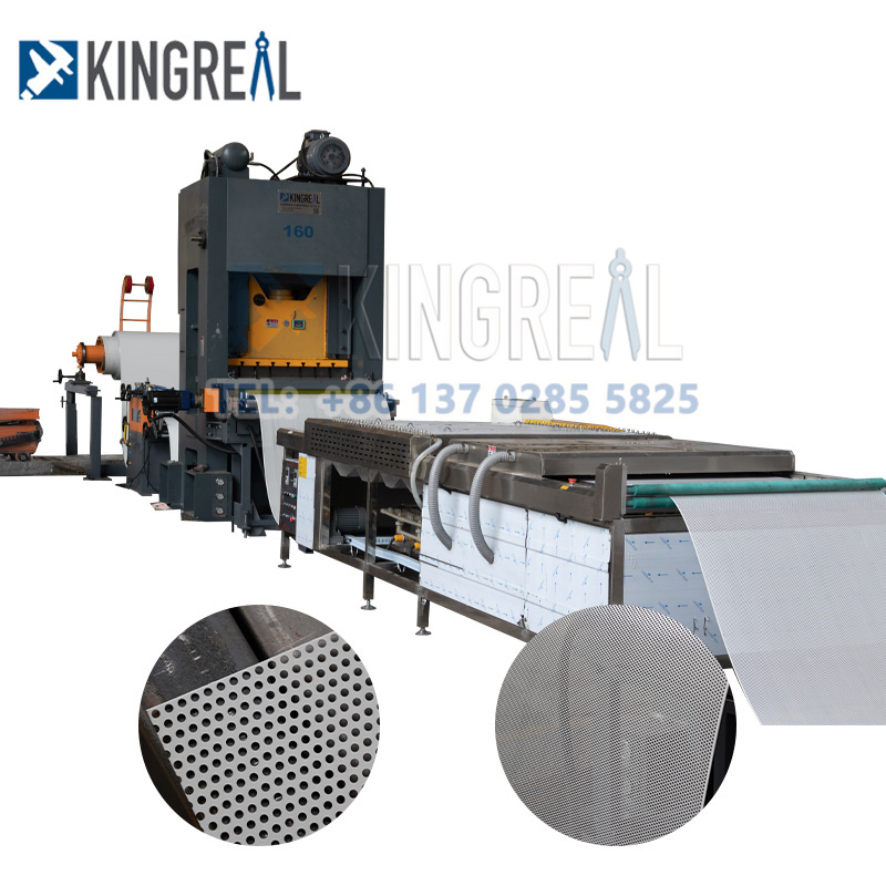 Sheet Coil Perforation And Rewind Machine