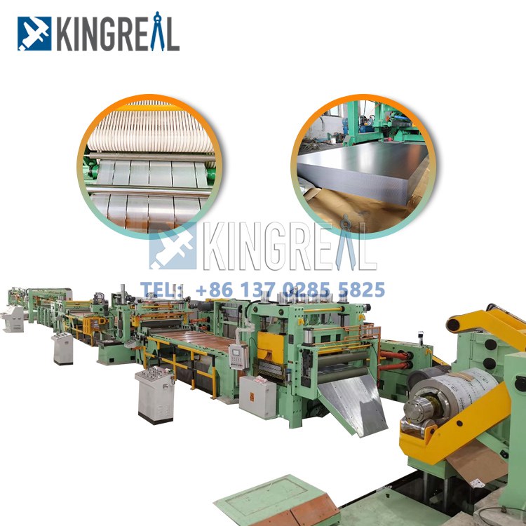Combined Slitting and Cut To Length Line