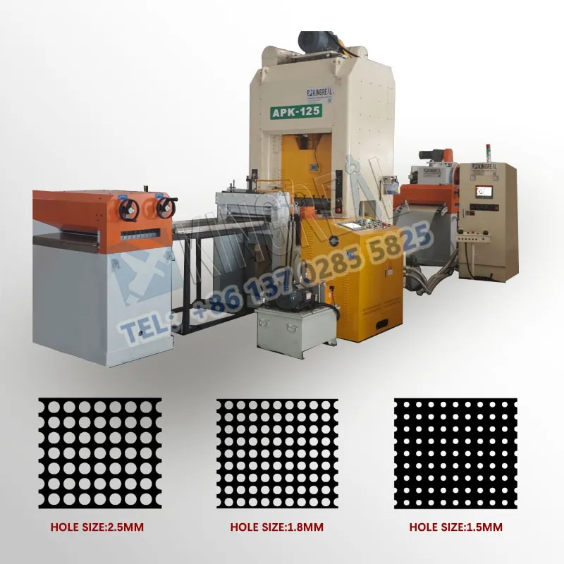 Metal Sheet Coil Perforated Production Line With Cutting