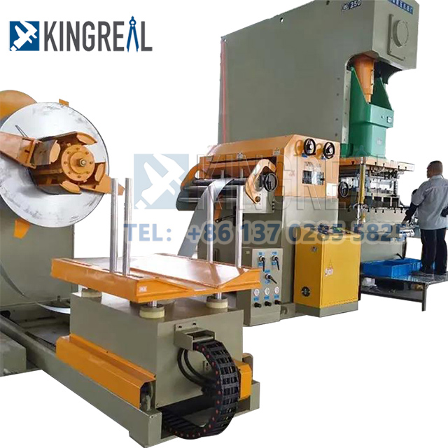 Metal Sheet Decoiler Leveling And Punching Product