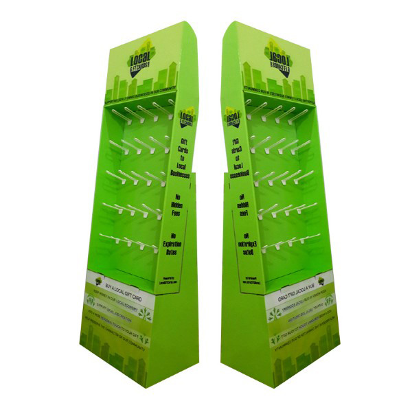 Cardboard Pegs Display Stand for Glove