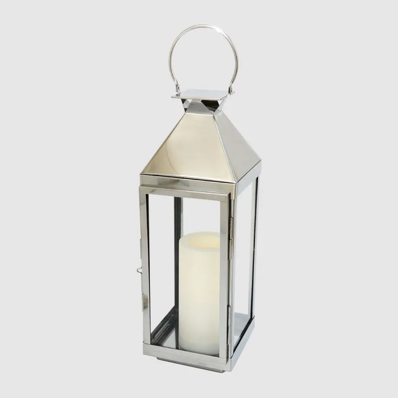 Floor Decoration Modern Stainless Steel Lanterns