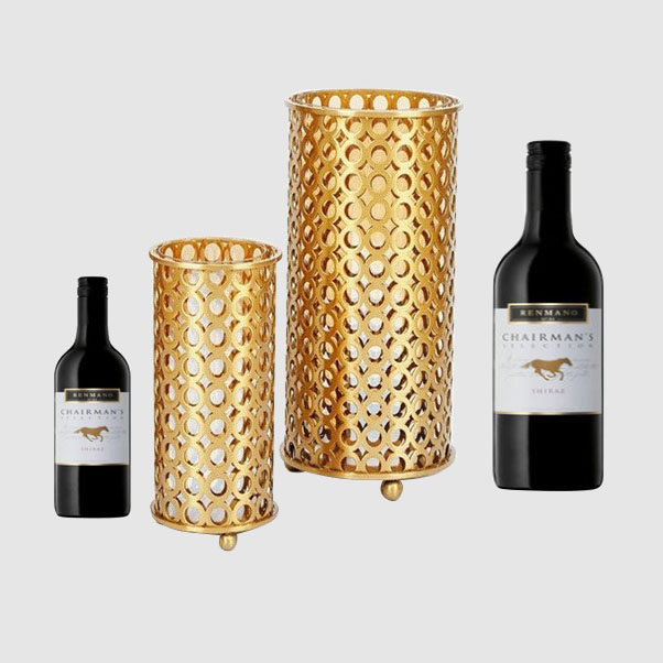Metal Wine Box With Plating