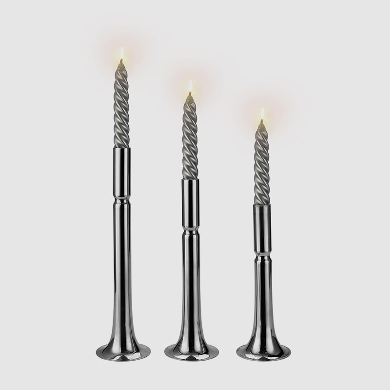 Stainless Steel Table Top Candle Hodler - 0 