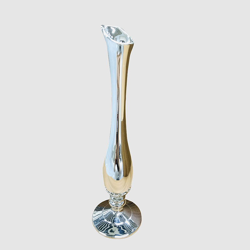 Zinc alloy tabletop small vase, decorative vase
