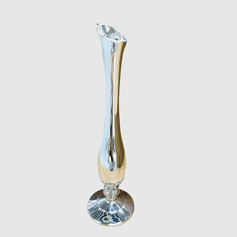 Zinc alloy tabletop small vase, decorative vase