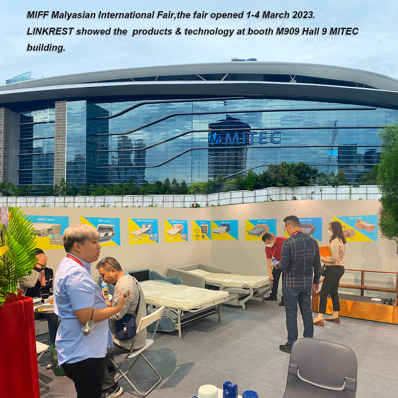 LINKREST participou da Feira da Malásia do MIFF de 2023