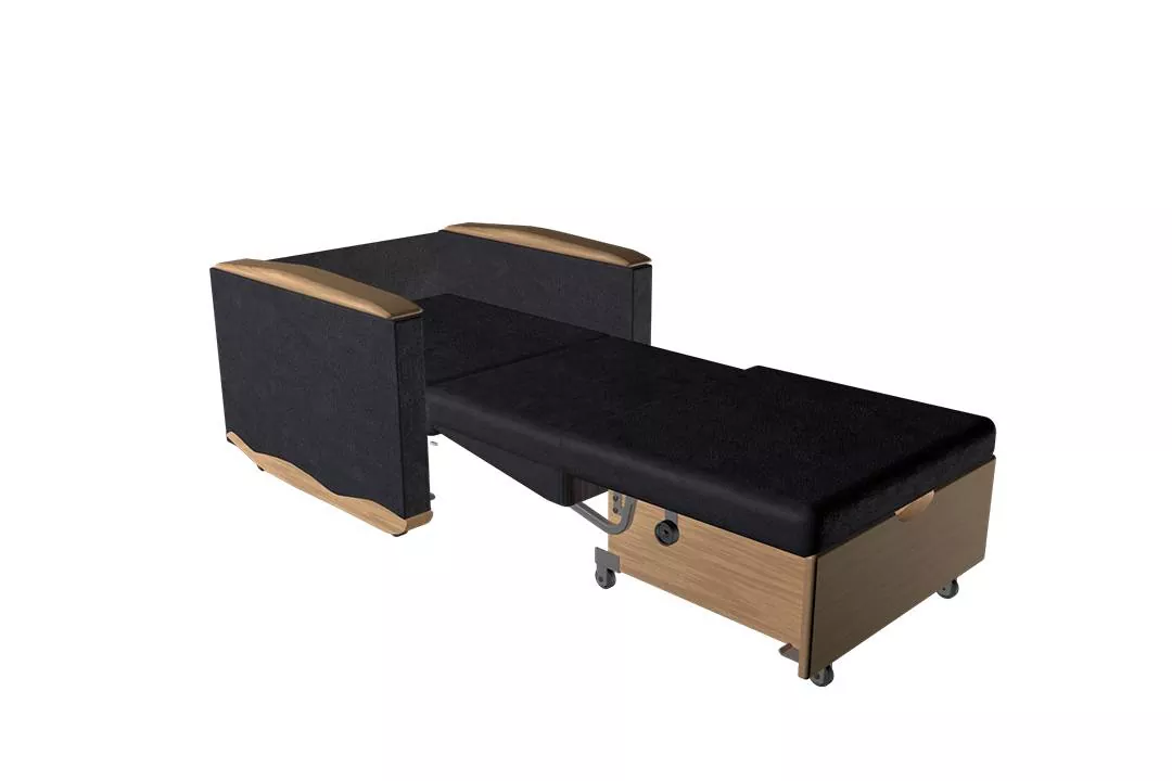 Mecanismo de cama de silla plegable de hospital