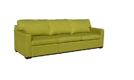 Mecanismo de sofá-cama dobrável com 2 ripas