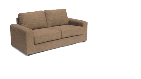 Mecanismo de sofá cama de 2 pliegues con soporte de cojín de asiento