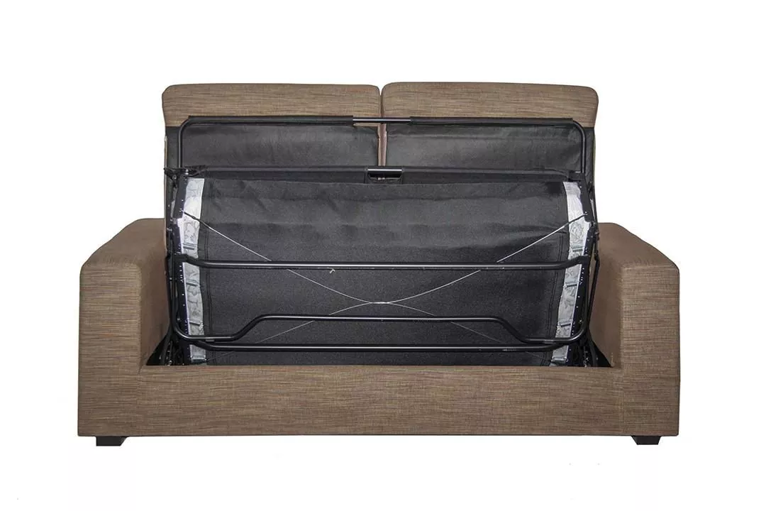 Mécanisme de canapé-lit 2 plis avec support de coussin de siège
