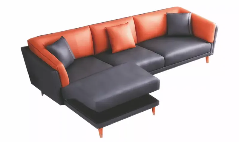 Mecanismo de reposapiés ajustable para sofá cama