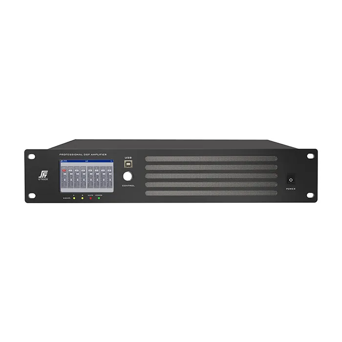 Amplificatore di potenza di rete Dante DSP a 4 canali da 600 W