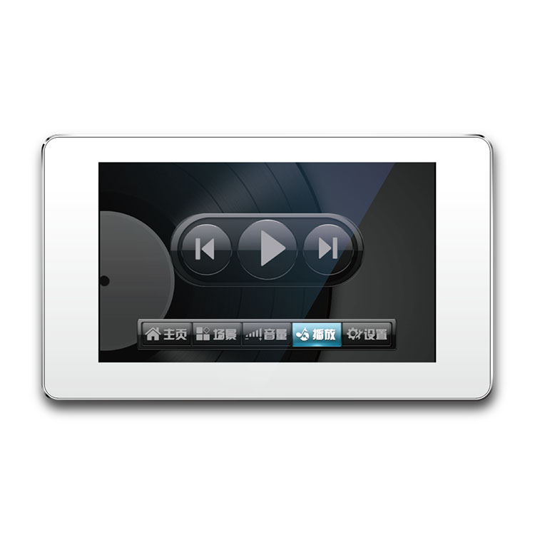 5 ນິ້ວ LCD Touch Screen Network Volume Control Wall Plate