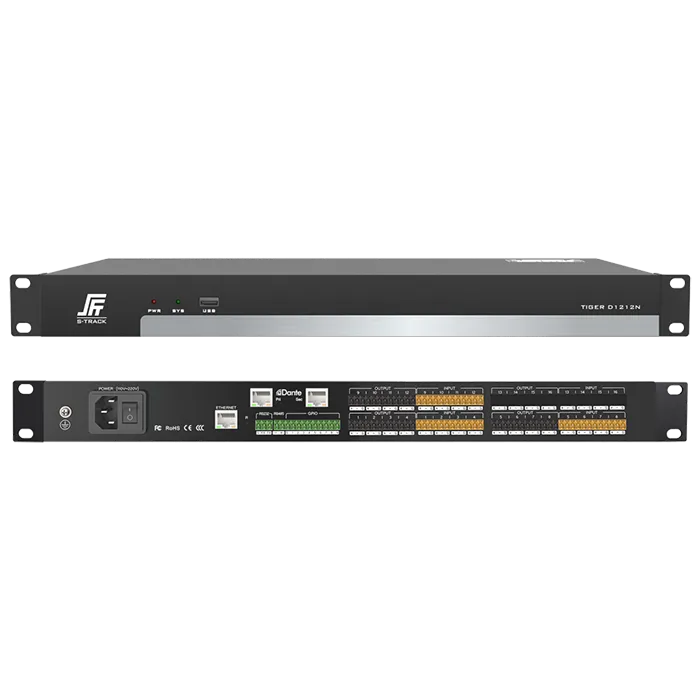 Dante 12 in 12 Out Network Audio Processor