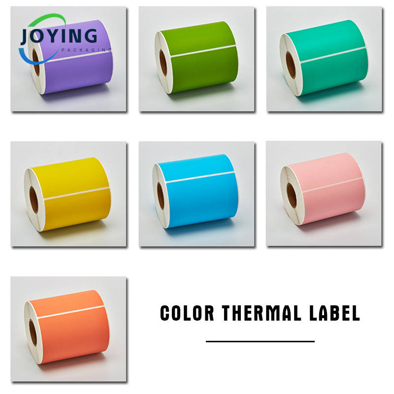 Étiquette thermique couleur