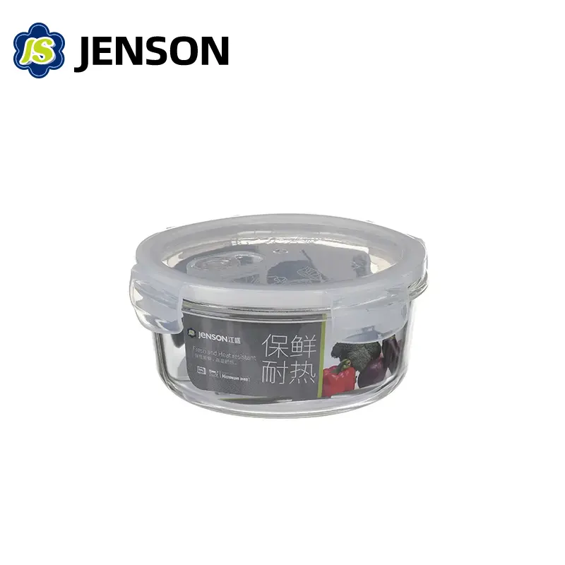 Round Meal Prep Container 2 Compartments