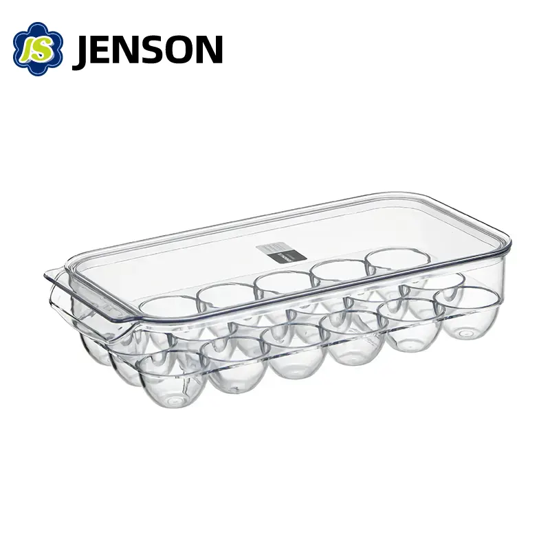 Transparent Egg Container with Lid