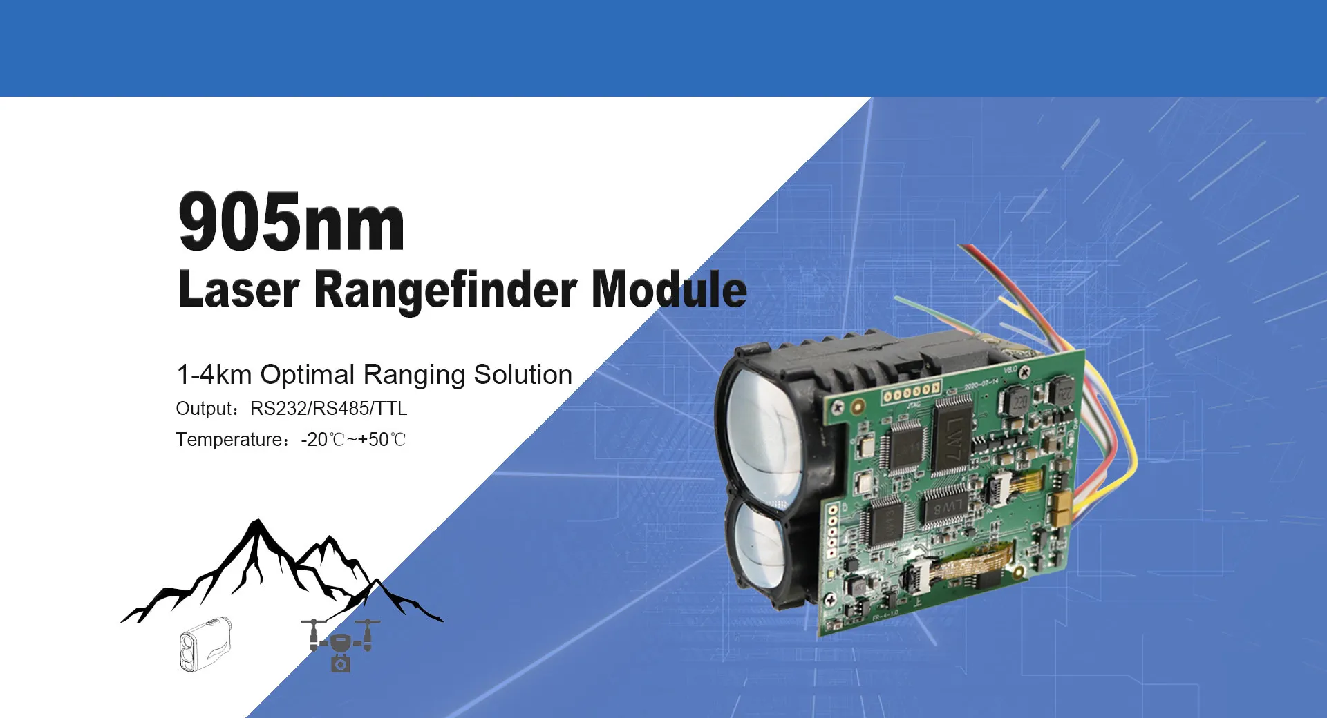 Hersteller von 905-nm-Laser-Entfernungsmessermodulen