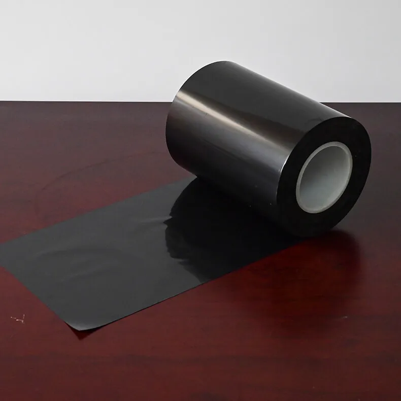 película negra del ANIMAL DOMÉSTICO del color del negro de Mylar del poliéster de 0125Mm para imprimir