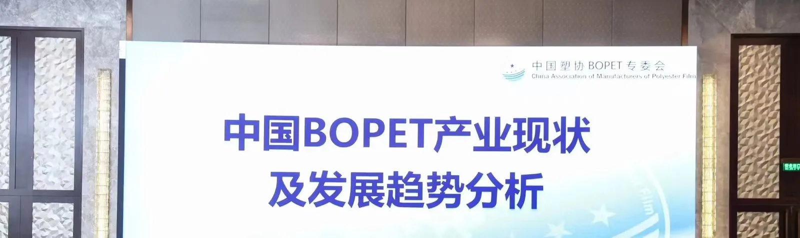 Conférence sur la situation actuelle et les tendances de développement de l'industrie chinoise du BOPET