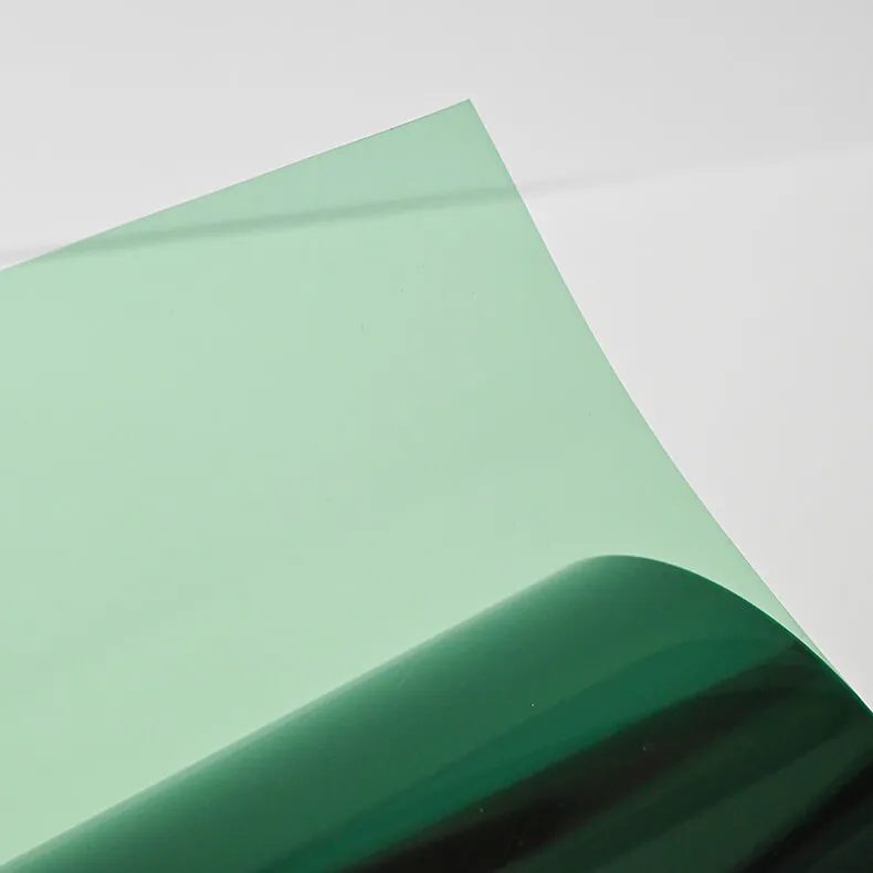 Зеленая полиэфирная пленка из майлара для домашних животных Bopet зеленого цвета