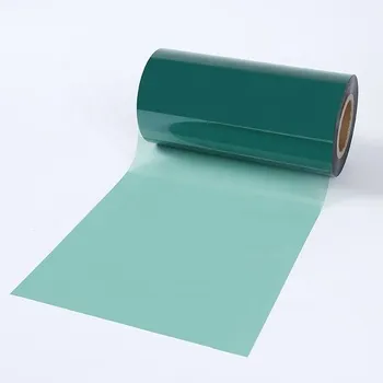 Anpassningsbara färger Pet Polyester Roll Green Spegelfilm