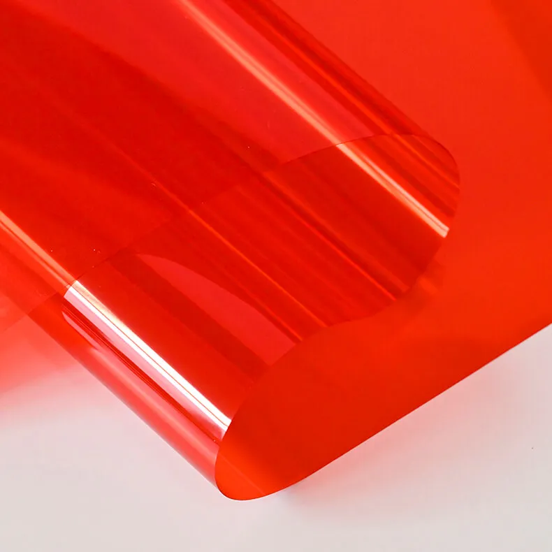 Film PET en polyester rouge Bopet rouge