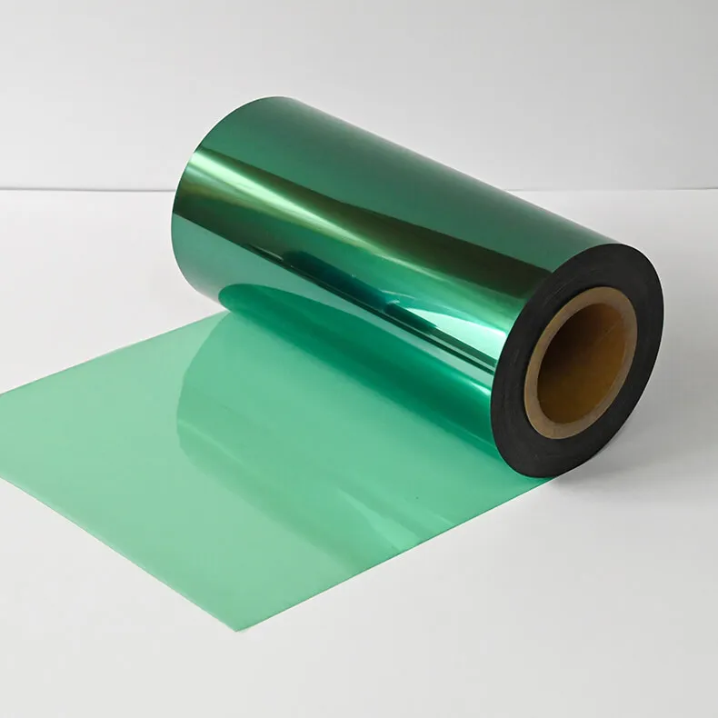 green sheet film green color no migration