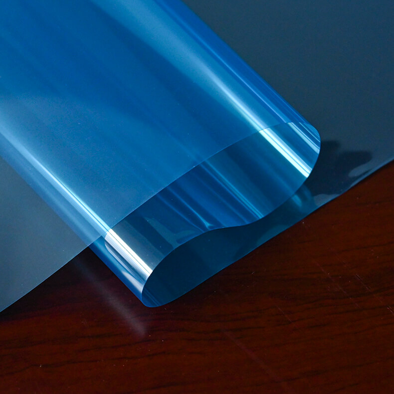 High Flatness Static Small Bopet Blue Film Blue Pet Film For Coated Tape Decorative Materials