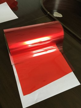 Manufacturer Red Color Pet Sheet Polyester Film