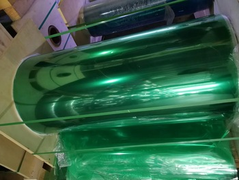 Fabricante Proveedor Precio de China Rollo de película de lámina de poliéster Mylar para mascotas verdes