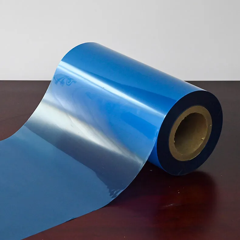 Синяя цветная этикетка Bopet Blue Sheet Film