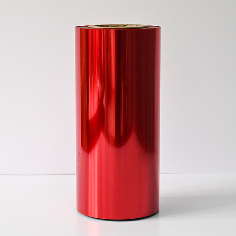 Roter Mylar-Polyester-Rot-Rollfilm
