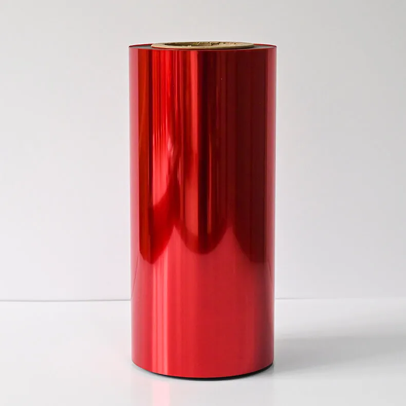 Film de rouleau rouge en polyester mylar rouge