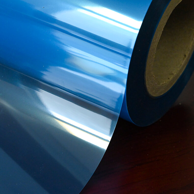 Blåt materiale Beskyttende blå polyesterfarve PET-film
