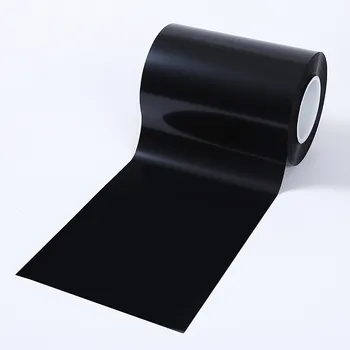 Rollo de película PET Mylar de color negro opaco de extrusión múltiple