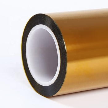 Professional Support Orange Color Electrostatic Transparent Protective Film For Adhesive Coating