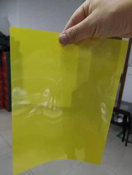 Gul film, gul färg Bopet-film, gul fönsterfilm