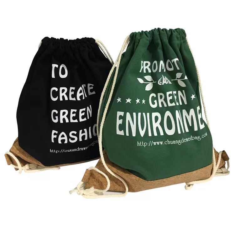 Sacola de lona de algodão com cordão é a escolha ecológica para suas necessidades de embalagem