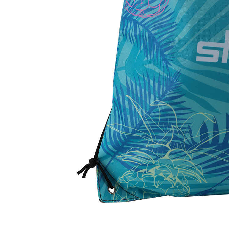 Hawaiian 210D Polyester Drawstring Bag