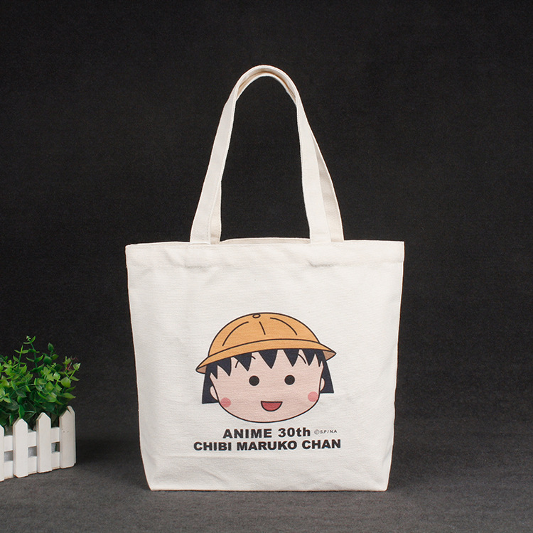 Cartoon Canvas Tote Bag