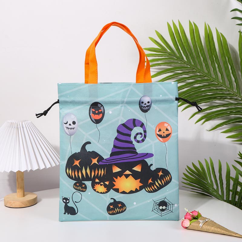 Halloween Non Woven Drawstring Bags