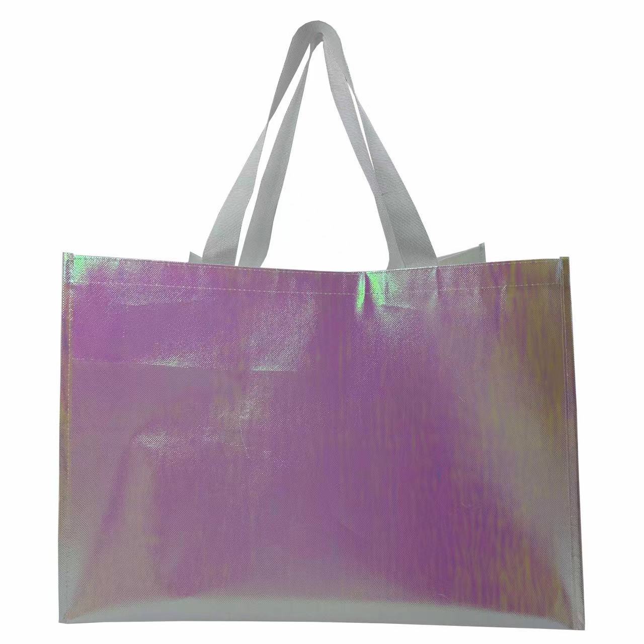 Holographic Metallic Shiny Laminated Non Woven Bag